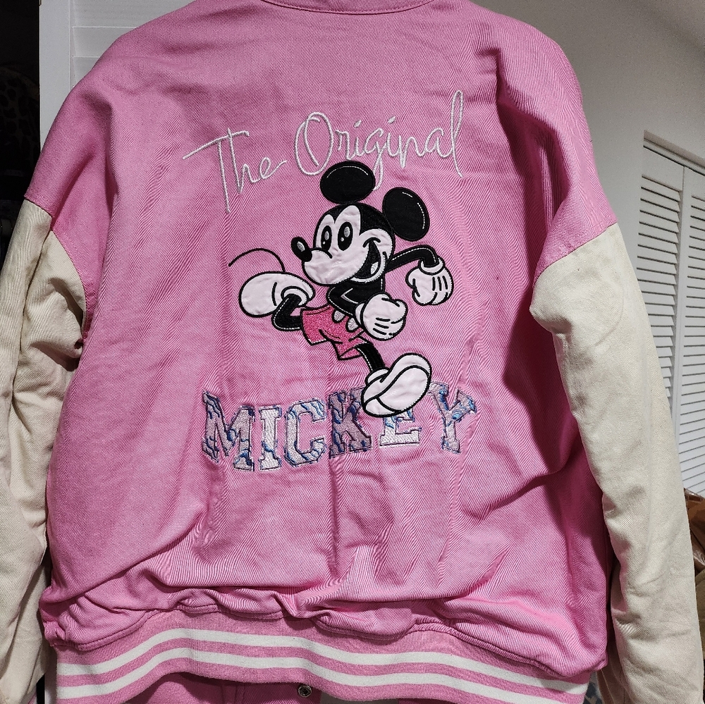 Pink Varsity Jacket